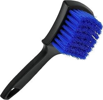 VIKING Carpet and Upholstery Brush, Scrub Brush for Car Interior, Home, Couch, Stain Remover, Black/Blue