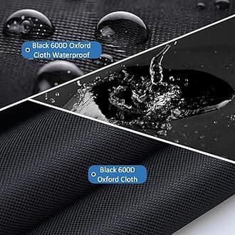 Mini Split Air Conditioner Cover for Outside Units,600D Waterproof Air Conditioner Mini Split Cover,Outdoor Rectangular Air Conditioner Covers for AC Units, Fits up to 46.4"L x 19.3"W x 34.2"H.