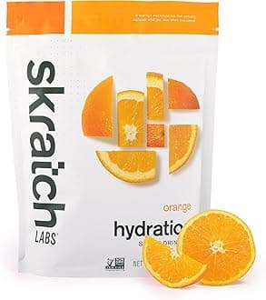 Skratch Labs Hydration Sports Drink Mix – Real‑Fruit Electrolyte Powder for Fast Hydration & Endurance | Orange | 20 Servings | Vegan, Non‑GMO, Clean Ingredients