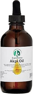 Akpi Oil | Ndjansan | Ricinodendron heudelotii |Cold Pressed | Organic| Extra Virgin/Massage Oil 4oz