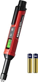 Brake Fluid Tester Pen with Corrosion Resistance Probe, High-Precision Brake Fluid Moisture Tester with Data Hold Function, Buzzer Alarm, 3 Colors Backlight, Calibrated for DOT3, DOT4, DOT5.1