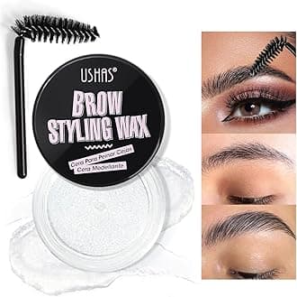 Eyebrow Gel for Eyebrow Styling Waterproof And Sweat-Proof Clear brow Gel, Long-Lasting Eyebrow Wax Kit for Eyebrow Freeze, Quick-drying & Natural Shape