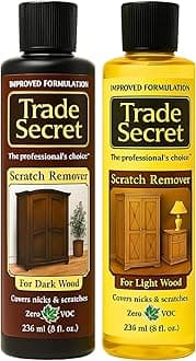 Scratch Concealer for Real Wood Furniture and Floor Cover Nicks and Scratches on Wood Surfaces, Hides Minor Defects (Light and Dark)