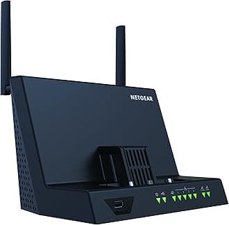 Netgear DC112A-100EUS AirCard 4G LTE Signal Boosting and Charging Cradle with High-Gain Internal 4G/3G Antennas and External Wi-Fi Antennas