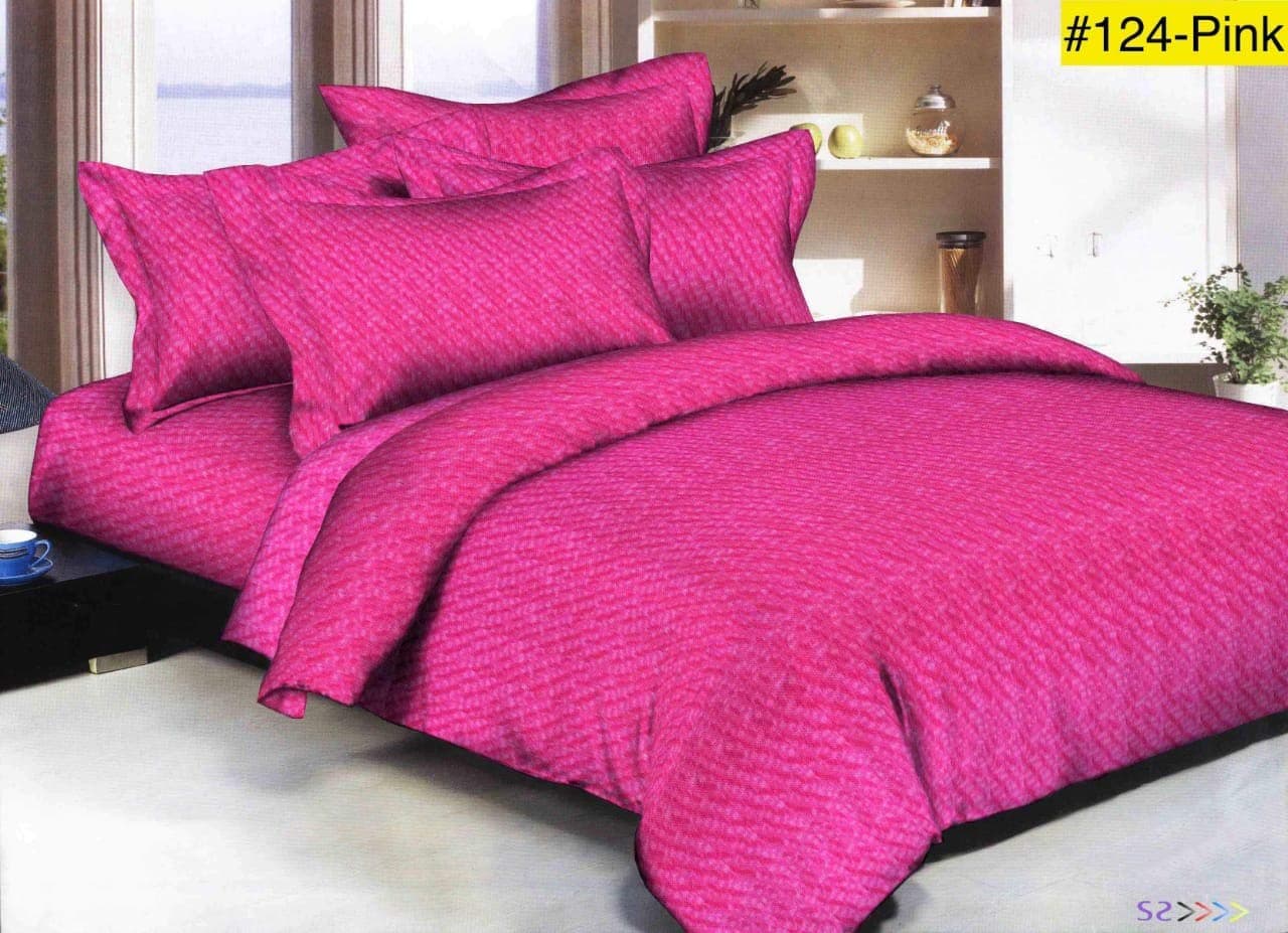 STOP N SHOP Super Soft Microfiber Double Bed Sheet with 4 Pillow Covers