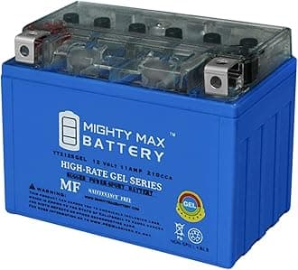 YTZ12S GEL -12 Volt 11 AH, GEL Type, 210 CCA, Rechargeable Maintenance Free SLA AGM Motorcycle Battery