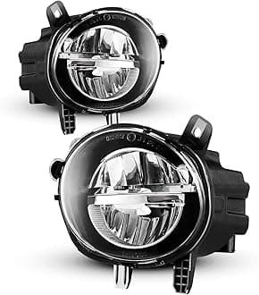 AUTOWIKI LED Fog Lights Fit For 2012-2018 BMW F30 3 Series/ 2014-2019 BMW F32 F33 F36 4 Series 2PCS LED Fog Lamps With Clear Lens