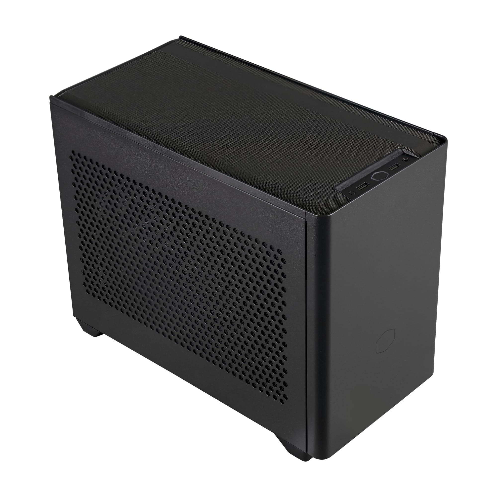 NR200 Mini-ITX PC Case – 280mm Radiator Support, Fits up to 6 x 120mm Fans, Vertical GPU Mount with 330mm GPU Clearance, SFX PSU, Compact High Airflow ITX Gaming Mini Tower, Black