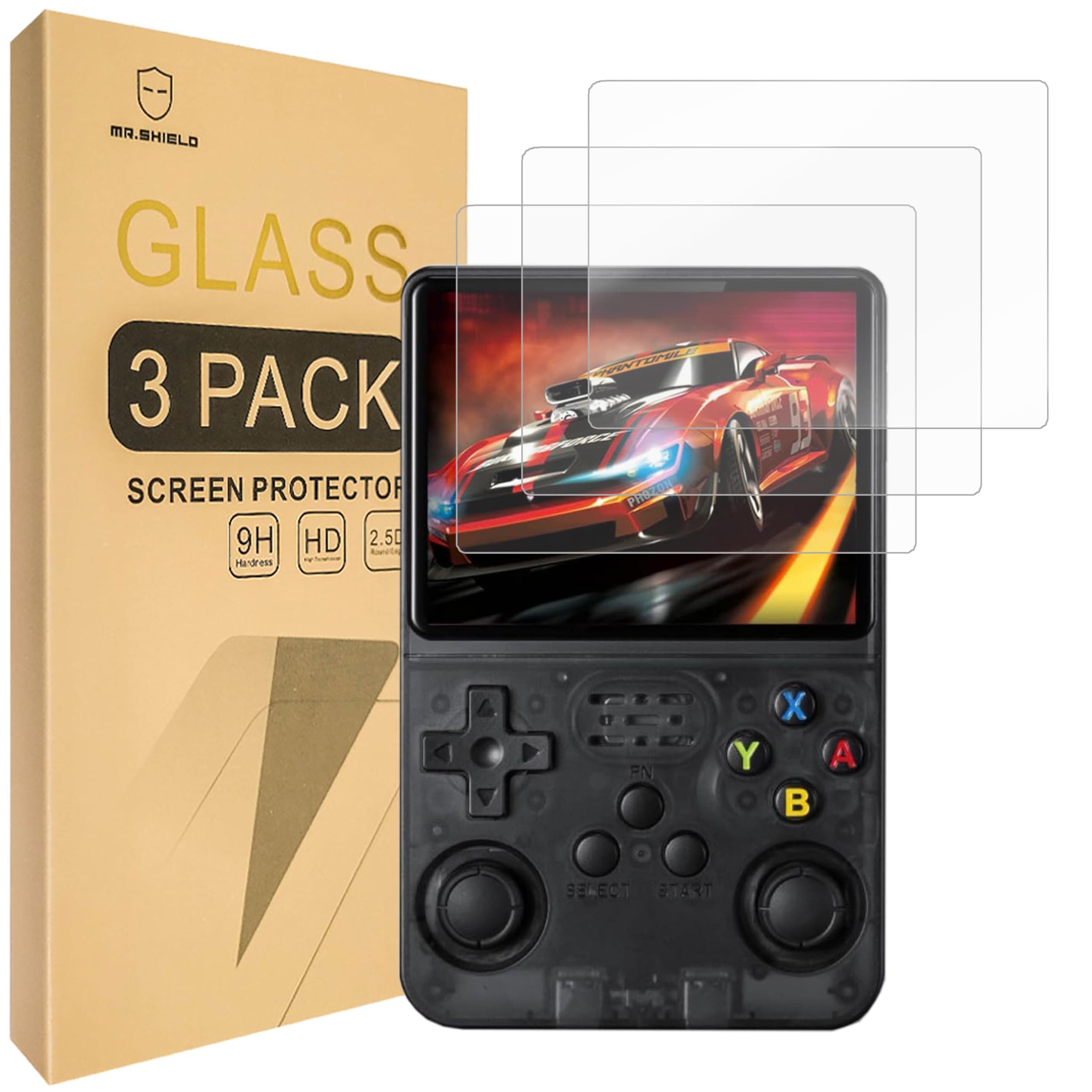 Mr.Shield [3-Pack] Screen Protecter For Data Frog R36S [Tempered Glass] [Japan Glass with 9H Hardness] Screen Protector