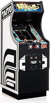 Numskull Quarter Arcades Qix Collector's Edition Mini Arcade - 1/4 Scale Authentic Wooden Replica, Original ROM, Rechargeable Battery & 3W Speakers for Retro Enthusiasts [video game]
