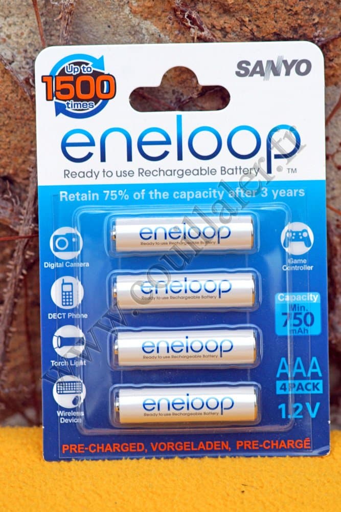 SanyoEneloop AAA 4 Pack Batteries