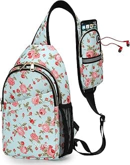 Sling Backpack Crossbody Sling Bag for Women Men Multipurpose Travel Essentials Hiking Chest Bag Daypack