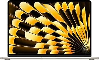 2024 MacBook Air 15-inch Laptop with M3 chip: Built for Apple Intelligence, 15.3-inch Liquid Retina Display, 24GB Unified Memory, 512GB SSD Storage, Backlit Keyboard, Touch ID; Starlight