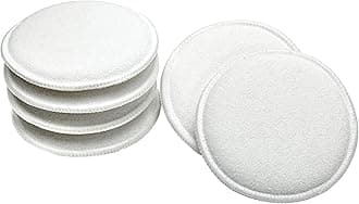 Viking Car Care 986017 Cotton Terry Wax Applicator Pads - 5 Inch Diameter, White, 6 Pack