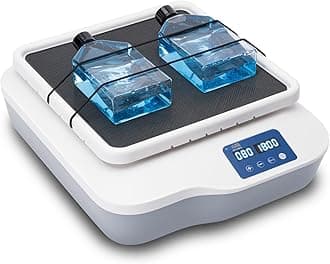 ONiLAB Digital Linear Shaker Adjustable Speed 40-200RPM, Capacity 2KG, Linear Shaker with Continuous Model(Set time to Zero) or Timer Mode, LED Display Speed and time, Labs and Classrooms