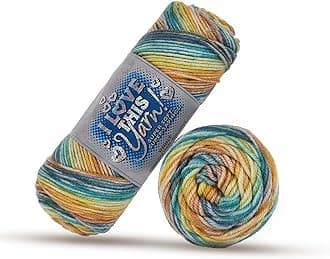 I Love This Yarn 4 - Medium – 252 Yards of Acrylic Yarn for Crocheting & Knitting Blankets, Hats, & More – Craft Supplies for Handcrafting Accessories, Amber Honey