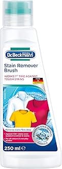 Dr Beckmann Pre Wash Stain Remover with Brush | Works 1st Time Against Tough Stains |Liquid| For all Colours & Textiles | 250ml