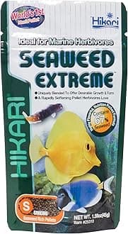 Seaweed Extreme Floating Seaweed Rich Pellets for Smaller Marine Herbivores 1.58oz (45g)