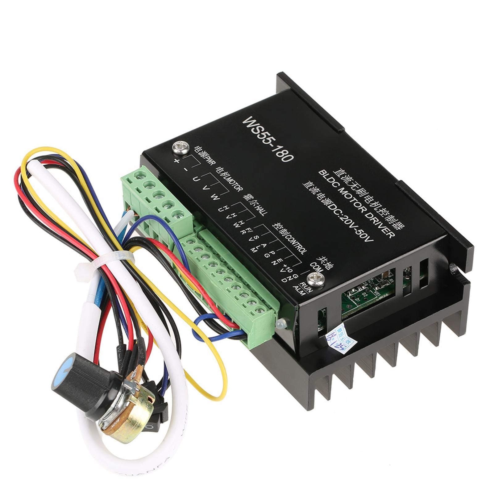 Motor Driver Controller, Cost-Effective BLDC Motor Driver, 3 Phase BLDC Motor Controller Locked-Rotor Protection for Electric Power Tools Exhaust Fan