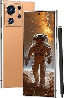 S24 Ultra Unlocked Cell Phones Smartphone with Built-in Pen 8+256GB Android 13 Phones 6.8" HD Screen Dual SIM 108MP+48MP Camera 6800 mAh (Sunset Oranges)