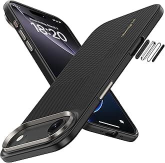 BENKS Montage ArmorPro Case for iPhone Air with Camera Control Button, [Compatible with Magsafe] Military Grade Protective Case Built with Dupont Kevlar 600D & 1500D Aramid Fiber