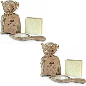 Donkey Milk Soap Bar Organic Natural Traditional Handmade Antique - Anti Ageing, Moisturizer - Absolutely No Chemicals! Pure Natural Soaps! 5 Ounce (Pack of 2)