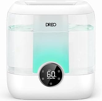 Dreo - 6L Top Fill Humidifiers for Bedroom, 60 Hours Runtime, 28dB Quiet Cool Mist Humidifiers for Large Room Humidifiers