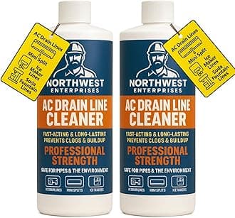 AC Drain Line Cleaner and Unclogger - Air Conditioner Cleaner Prevents Build-Up for AC Units, Dehumidifiers, Ice Machines, & More (16 ounces)