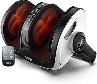 Shiatsu Foot Massager with Heat, Foot and Calf Massager, FSA Eligible Items Only List, Deep Kneading Massage for Plantar Fasciitis Relief, Birthday Gifts for Women Men Size 14