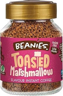 Beanies|Instant Flavoured Coffee |Toasted Marshmallow|Low Calorie, Sugar Free|50 g|Pack of 1