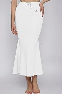 Bodyband Saree Shapewear Petticoat for Women Smooth Curve Peticote Innerwear for Sarees sin Party Saree Shaper for Ladie Shape Wear Dress for Body Shaper Cotton Blended Petticoat Skirts for Women