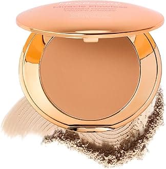 MCoBeauty - Miracle Flawless Pressed Powder - 2 Natural Medium Shade - Compact Setting Powder with Rose Flower Extract and Sweet Almond Oil - Helps Finish and Refine the Look of Makeup