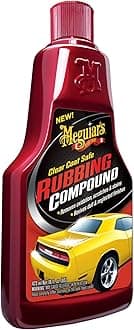 Meguiar's Clear Coat Safe Rubbing Compound, 16 oz, G18016