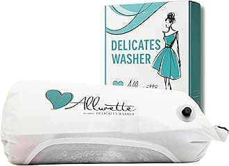 Allurette Portable Delicates Wash Bag - Gentle Hand-Wash Alternative for Merino, Silk & Lingerie - Ideal for Travel, Sink Washing & Small Loads