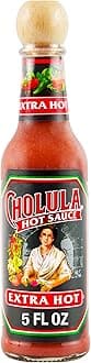 Hot Sauce, Extra Hot, Product of Mexico, Blend of Arbol & Piquin Peppers for Bringing Extra Hot Heat to Tacos, Eggs, Pizza and More, 5 fl oz