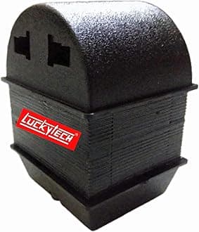 220V to 110V Stepdown Lucky Tech® Voltage Converter 50W USA to India Universal 2 Pin Input Plug (Wave Form) (50 Watt)