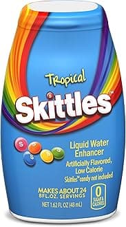 Skittles Singles To Go Liquid Water Enhancer, 1.62 Fl. Oz (1-Pack), Low Calorie, Zero Sugar Drink Enhancer (1, Tropical)