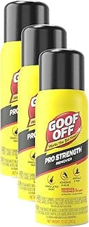 Goof Off FG658 Professional Strength Remover, Aerosol 12-Ounce (Pack of 3)