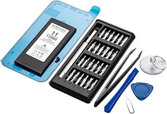 13000mah (2024 New Upgrade) Battery Compatible with iPhone 11, Super Capacity Battery Replacement Compatible with iPhone 11, with Full Tool Kits-0 Cycle High Capacity-24 Months Service