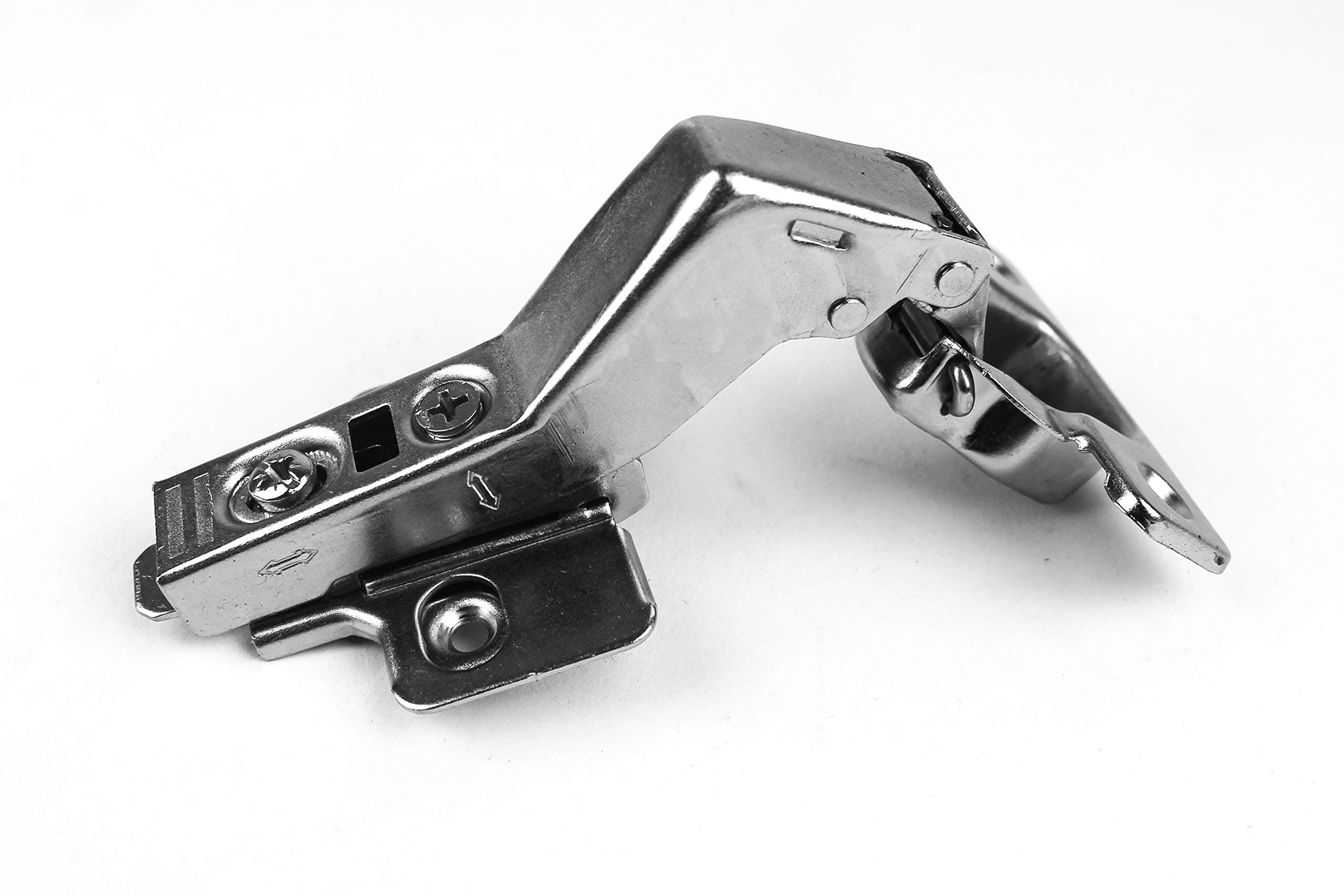 Berta2-Pack Frameless Soft-Close Cabinet Hinges, 3D Adjustable Clip-On with Mounting Screws for 45° Corner Applications – Durable & Easy to Install