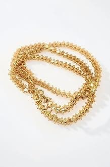 CUTE GOLD One Gram Gold Plated Fashion Jewellery Traditional Covering Thali Chain for Women & Girls