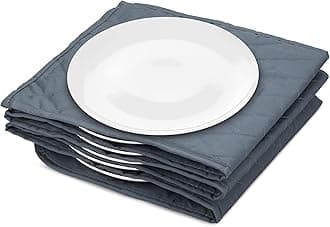 Navaris Electric Plate Warmer - 10 Plate Blanket Heater Pockets for Warming Dinner Plates to 165 Degrees in 10 Minutes - Thin Folding Design - Gray