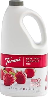 Torani Real Fruit Smoothie Mix, Strawberry, 64 Ounce