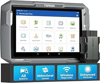 TOPDON Bidirectional Scan Tool, ArtiDiag900 Lite Automotive Diagnostic Tool for Full System, Scanner for Car with Active Test, FCA AutoAuth, Wireless OBD2 Scanner Diagnostic Tool for All Vehicles