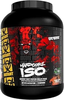 Harcode ISO Whey Protein Isolate Powder Acts Fast to Help Recover, Build Muscle, Bulk and Strength, 5 lb - Peanut Butter Chocolate
