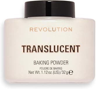 Loose Baking Powder, Prolongs Makeup Wear, Brightening Setting Powder, For All Skin Tones,Translucent, 32g