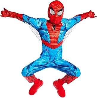 Disney Store Official Boys Dress Up Costumes for Play (Spider-Man) - Premium Costumes for Kids, Cosplay for Children - Size 5/6