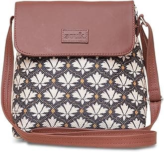 ZOUK Flap Sling Bag | Crossbody Bags for Women | Women's Handbags | Stylish | Vegan Leather Evening Bag | Travel & Office Use | Purse and Wallet |