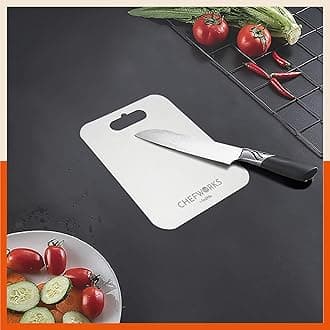 Bathla Chefworks - ENOX Reversible Stainless Steel Small Chopping / Cutting Board for Home Made with 304 Food Grade Steel | Hygienic & Durable | Mini (Size: 150mm X 200mm, Thickness: 1.5mm)