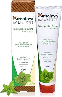 Himalaya Complete Care Toothpaste - Simply Peppermint 5.29 oz150 gm (1 Pack) Natural, Flouride-Free & SLS Free